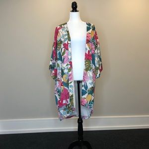 FINAL SALE! Zara floral lightweight coat/coverup